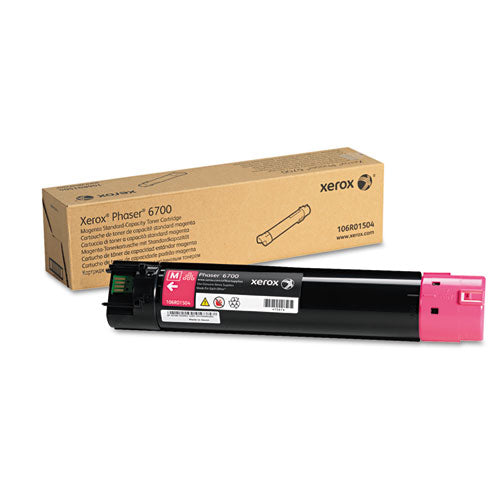 Xerox® wholesale. XEROX 106r01504 Toner, 5,000 Page-yield, Magenta. HSD Wholesale: Janitorial Supplies, Breakroom Supplies, Office Supplies.