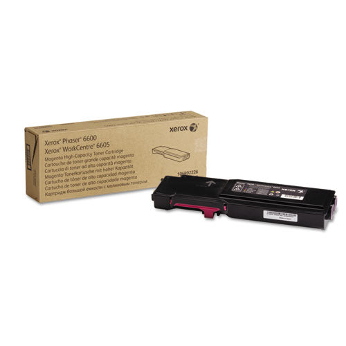 Xerox® wholesale. XEROX 106r02226 High-yield Toner, 6,000 Page-yield, Magenta. HSD Wholesale: Janitorial Supplies, Breakroom Supplies, Office Supplies.