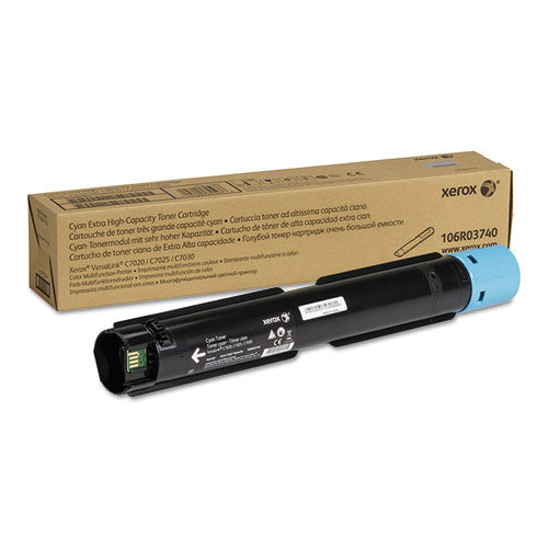 Xerox® wholesale. XEROX 106r03740 Extra High-yield Toner, 16,500 Page-yield, Cyan. HSD Wholesale: Janitorial Supplies, Breakroom Supplies, Office Supplies.