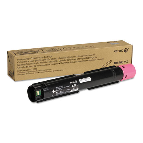 Xerox® wholesale. XEROX 106r03759 High-yield Toner, 10,100 Page-yield, Magenta. HSD Wholesale: Janitorial Supplies, Breakroom Supplies, Office Supplies.