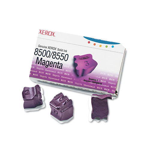 Xerox® wholesale. XEROX 108r00670 Solid Ink Stick, 1,033 Page-yield, Magenta, 3-box. HSD Wholesale: Janitorial Supplies, Breakroom Supplies, Office Supplies.