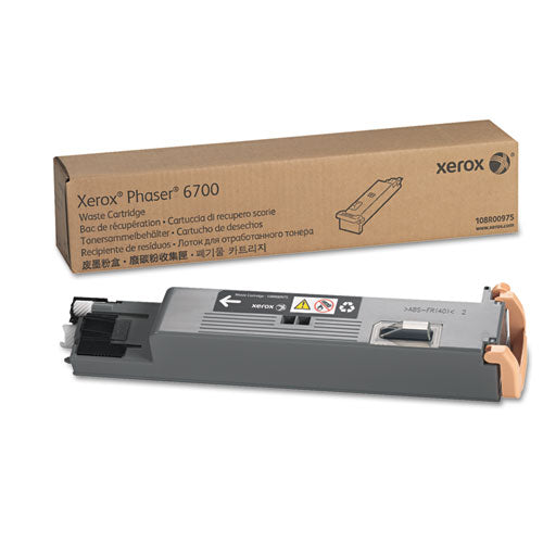 Xerox® wholesale. XEROX 108r00975 Waste Toner Cartridge, 25,000 Page-yield. HSD Wholesale: Janitorial Supplies, Breakroom Supplies, Office Supplies.