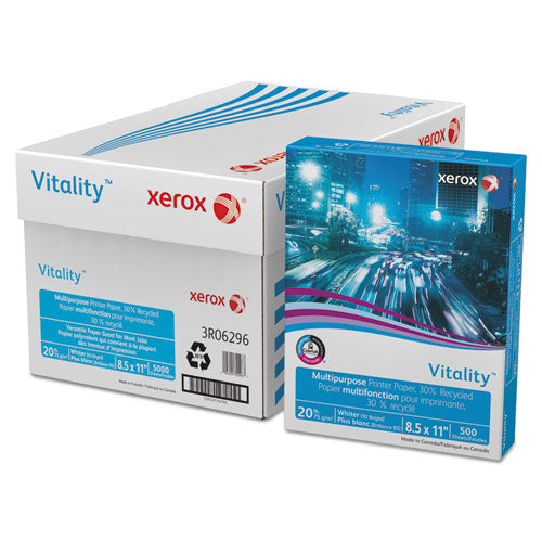 xerox™ wholesale. XEROX Vitality 30% Recycled Multipurpose Paper, 92 Bright, 20lb, 8.5 X 11, White, 500-ream. HSD Wholesale: Janitorial Supplies, Breakroom Supplies, Office Supplies.