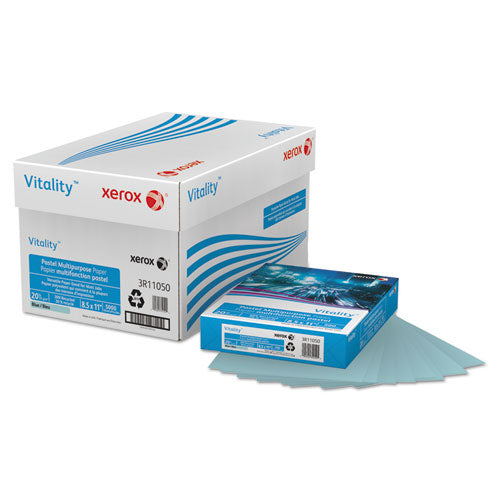 xerox™ wholesale. XEROX Multipurpose Pastel Colored Paper, 20lb, 8.5 X 11, Blue, 500-ream. HSD Wholesale: Janitorial Supplies, Breakroom Supplies, Office Supplies.