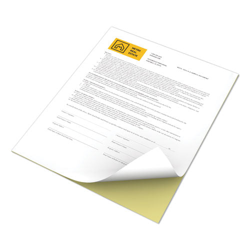 xerox™ wholesale. XEROX Revolution Digital Carbonless Paper, 2-part, 8.5 X 11, Canary-white, 5, 000-carton. HSD Wholesale: Janitorial Supplies, Breakroom Supplies, Office Supplies.