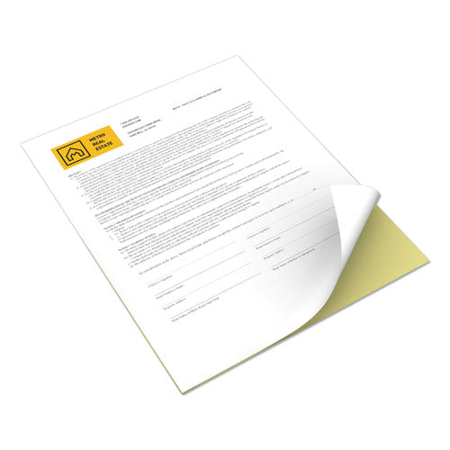 xerox™ wholesale. XEROX Revolution Digital Carbonless Paper, 2-part, 8.5 X 11, Canary-white, 5, 000-carton. HSD Wholesale: Janitorial Supplies, Breakroom Supplies, Office Supplies.