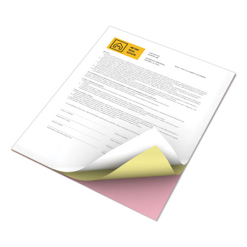 xerox™ wholesale. XEROX Revolution Carbonless 3-part Paper, 8.5 X 11, White-canary-pink, 5, 000-carton. HSD Wholesale: Janitorial Supplies, Breakroom Supplies, Office Supplies.