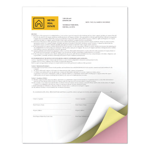 xerox™ wholesale. XEROX Revolution Carbonless 3-part Paper, 8.5 X 11, White-canary-pink, 5, 000-carton. HSD Wholesale: Janitorial Supplies, Breakroom Supplies, Office Supplies.