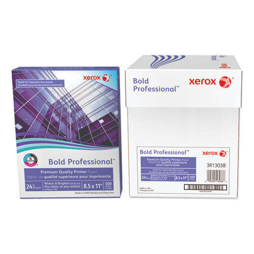 xerox™ wholesale. XEROX Bold Professional Quality Paper, 98 Bright, 24lb, 8.5 X 11, White, 500-ream. HSD Wholesale: Janitorial Supplies, Breakroom Supplies, Office Supplies.