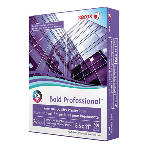 xerox™ wholesale. XEROX Bold Professional Quality Paper, 98 Bright, 24lb, 8.5 X 11, White, 500-ream. HSD Wholesale: Janitorial Supplies, Breakroom Supplies, Office Supplies.