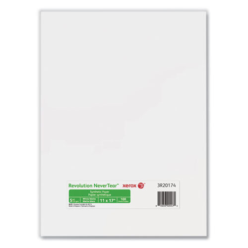 xerox™ wholesale. XEROX Revolution Nevertear, 5 Mil, 11 X 17, Smooth White, 100-pack. HSD Wholesale: Janitorial Supplies, Breakroom Supplies, Office Supplies.