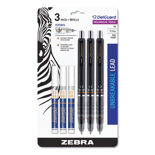 Zebra® wholesale. Zebra® Delguard Mechanical Pencil, 0.5 Mm, Hb (