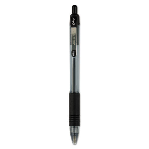 Zebra® wholesale. Zebra® Z-grip Retractable Ballpoint Pen, Medium 1 Mm, Black Ink-barrel, 48-pack. HSD Wholesale: Janitorial Supplies, Breakroom Supplies, Office Supplies.