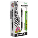 Zebra® wholesale. Zebra® Z-grip Retractable Ballpoint Pen, Medium 1 Mm, Black Ink, Clear Barrel, Dozen. HSD Wholesale: Janitorial Supplies, Breakroom Supplies, Office Supplies.