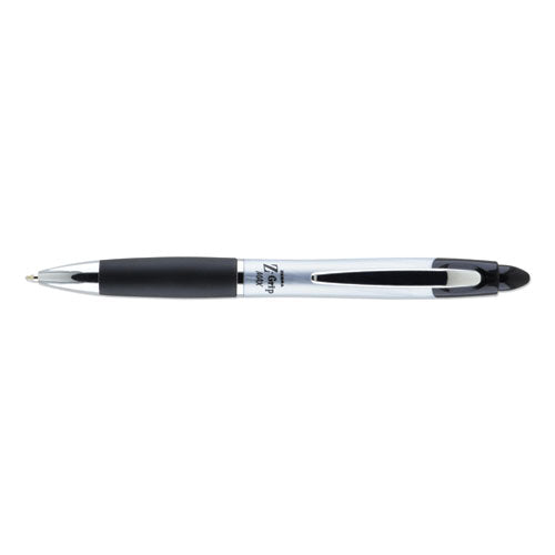 Zebra® wholesale. Zebra® Z-grip Max Retractable Ballpoint Pen, 1mm, Black Ink, Silver Barrel, Dozen. HSD Wholesale: Janitorial Supplies, Breakroom Supplies, Office Supplies.