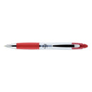 Zebra® wholesale. Zebra® Z-grip Max Retractable Ballpoint Pen, Medium 1mm, Red Ink, Silver Barrel, Dozen. HSD Wholesale: Janitorial Supplies, Breakroom Supplies, Office Supplies.