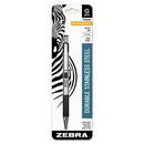Zebra® wholesale. Zebra® G-301 Retractable Gel Pen, Medium 0.7 Mm, Black Ink, Stainless Steel-black Barrel. HSD Wholesale: Janitorial Supplies, Breakroom Supplies, Office Supplies.