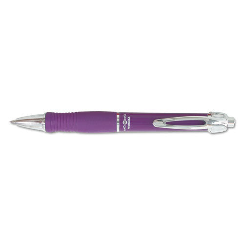 Zebra® wholesale. Zebra® Gr8 Retractable Gel Pen, Medium 0.7mm, Violet Ink, Violet-silver Barrel, Dozen. HSD Wholesale: Janitorial Supplies, Breakroom Supplies, Office Supplies.