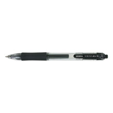 Load image into Gallery viewer, Zebra® wholesale. Zebra® Sarasa Dry Gel X20 Retractable Gel Pen, Medium 0.7mm, Black Ink, Smoke Barrel, Dozen. HSD Wholesale: Janitorial Supplies, Breakroom Supplies, Office Supplies.