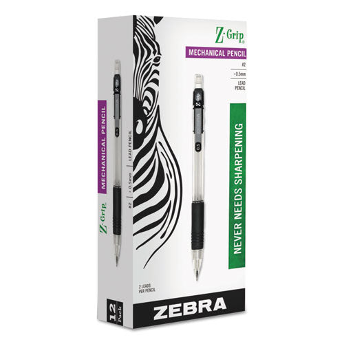 Zebra® wholesale. Zebra® Z-grip Mechanical Pencil, 0.5 Mm, Hb (