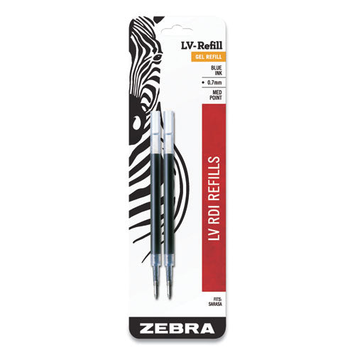 Zebra® wholesale. Zebra® Jf Refill For Jimnie, Sarasa, Sarasa, Ecosarasa, Orbitz, Z-grip, Z-grip And Gr8 Gel Roller Ball Pens, Medium, Blue, 2-pack. HSD Wholesale: Janitorial Supplies, Breakroom Supplies, Office Supplies.