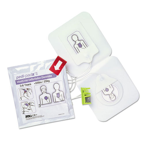ZOLL® wholesale. Pedi-padz Ii Defibrillator Pads, Children Up To 8 Years Old, 2-year Shelf Life. HSD Wholesale: Janitorial Supplies, Breakroom Supplies, Office Supplies.