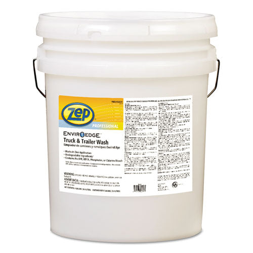 Zep Professional® wholesale. Enviroedge Truck And Trailer Wash, 5 Gal Pail. HSD Wholesale: Janitorial Supplies, Breakroom Supplies, Office Supplies.