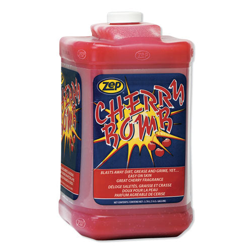 Zep® wholesale. Cherry Bomb Hand Cleaner, Cherry Scent, 1 Gal Bottle. HSD Wholesale: Janitorial Supplies, Breakroom Supplies, Office Supplies.