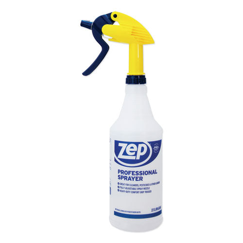 Zep Commercial® wholesale. Professional Spray Bottle, 32 Oz, Blue, Gold Clear, 36-carton. HSD Wholesale: Janitorial Supplies, Breakroom Supplies, Office Supplies.