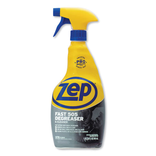 Zep Commercial® wholesale. Fast 505 Cleaner And Degreaser, 32 Oz Spray Bottle, 12-carton. HSD Wholesale: Janitorial Supplies, Breakroom Supplies, Office Supplies.