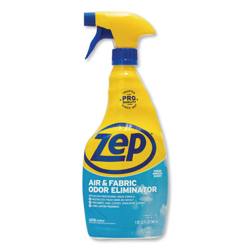 Zep Commercial® wholesale. Air And Fabric Odor Eliminator, Fresh Scent, 32 Oz, 12-carton. HSD Wholesale: Janitorial Supplies, Breakroom Supplies, Office Supplies.