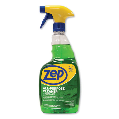 Zep Commercial® wholesale. All-purpose Cleaner And Degreaser, Fresh Scent, 32 Oz Spray Bottle, 12-carton. HSD Wholesale: Janitorial Supplies, Breakroom Supplies, Office Supplies.