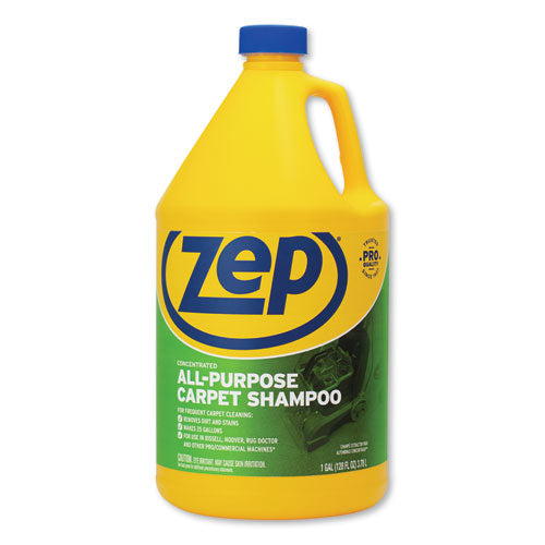 Zep Commercial® wholesale. Concentrated All-purpose Carpet Shampoo, Unscented, 1 Gal, 4-carton. HSD Wholesale: Janitorial Supplies, Breakroom Supplies, Office Supplies.