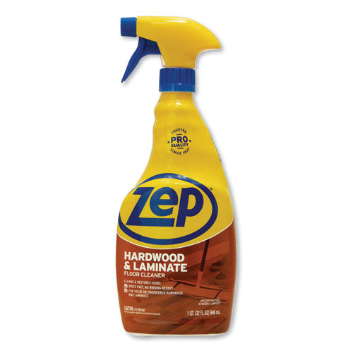 Zep Commercial® wholesale. Hardwood And Laminate Cleaner, 32 Oz Spray Bottle, 12-carton. HSD Wholesale: Janitorial Supplies, Breakroom Supplies, Office Supplies.