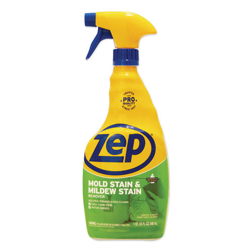 Zep Commercial® wholesale. Mold Stain And Mildew Stain Remover, 32 Oz Spray Bottle, 12-carton. HSD Wholesale: Janitorial Supplies, Breakroom Supplies, Office Supplies.