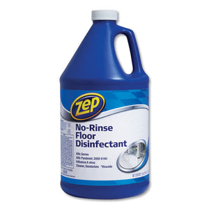 Zep Commercial® wholesale. No-rinse Floor Disinfectant, Pleasant Scent, 1 Gal, 4-carton. HSD Wholesale: Janitorial Supplies, Breakroom Supplies, Office Supplies.