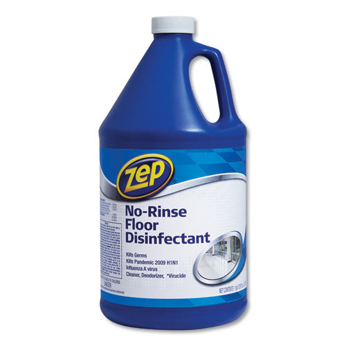 Zep Commercial® wholesale. No-rinse Floor Disinfectant, Pleasant Scent, 1 Gal, 4-carton. HSD Wholesale: Janitorial Supplies, Breakroom Supplies, Office Supplies.