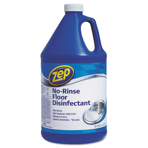 Zep Commercial® wholesale. No-rinse Floor Disinfectant, 1 Gal Bottle. HSD Wholesale: Janitorial Supplies, Breakroom Supplies, Office Supplies.