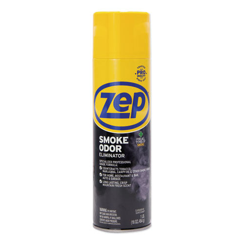 Zep Commercial® wholesale. Smoke Odor Eliminator, Fresh Scent, 16 Oz, Spray Can. HSD Wholesale: Janitorial Supplies, Breakroom Supplies, Office Supplies.
