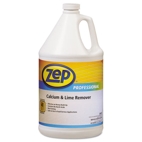 Zep Professional® wholesale. Calcium And Lime Remover, Neutral, 1 Gal Bottle, 4-carton. HSD Wholesale: Janitorial Supplies, Breakroom Supplies, Office Supplies.