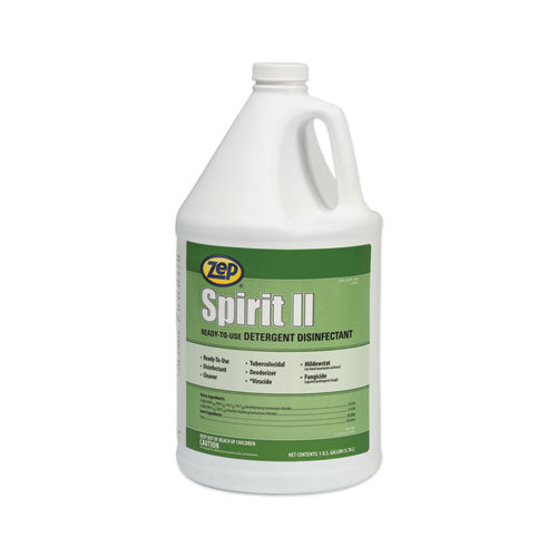 Zep® wholesale. Spirit Ii Ready-to-use Disinfectant, Citrus Scent, 1 Gal Bottle, 4-carton. HSD Wholesale: Janitorial Supplies, Breakroom Supplies, Office Supplies.