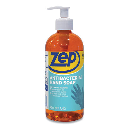 Zep® wholesale. Antibacterial Hand Soap, Floral, 16.9 Oz Bottle, 12-carton. HSD Wholesale: Janitorial Supplies, Breakroom Supplies, Office Supplies.